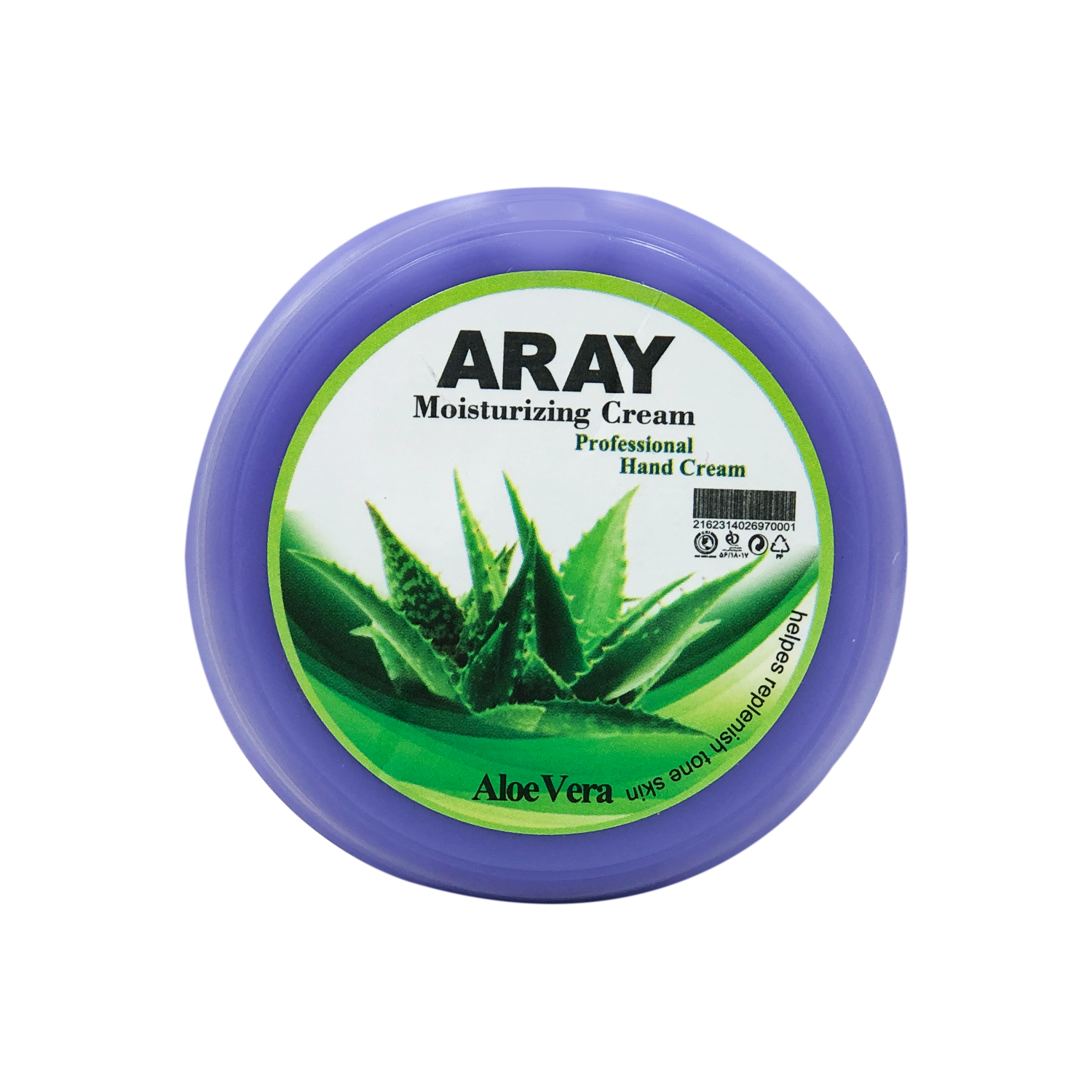 کرم مرطوب کننده دست و صورت ارای مدل آلوئه ورا مناسب برای انواع پوست وزن 110 گرم