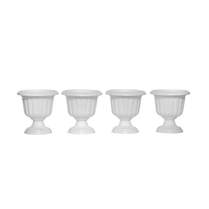 گلدان مدل پایه دار کلاسیک بسته چهار عددی