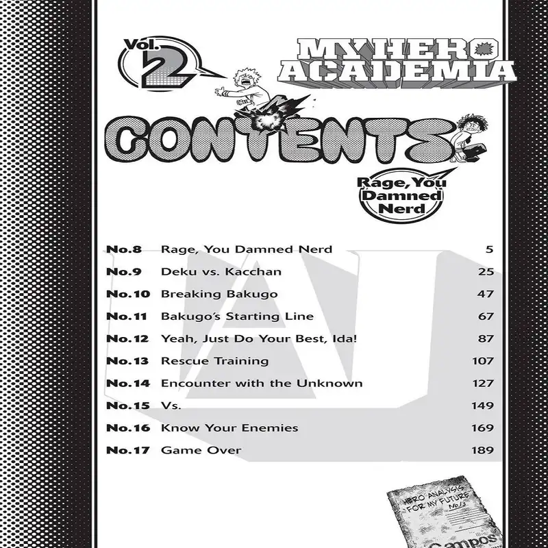 مجله My Hero Academia 2 نوامبر 2015