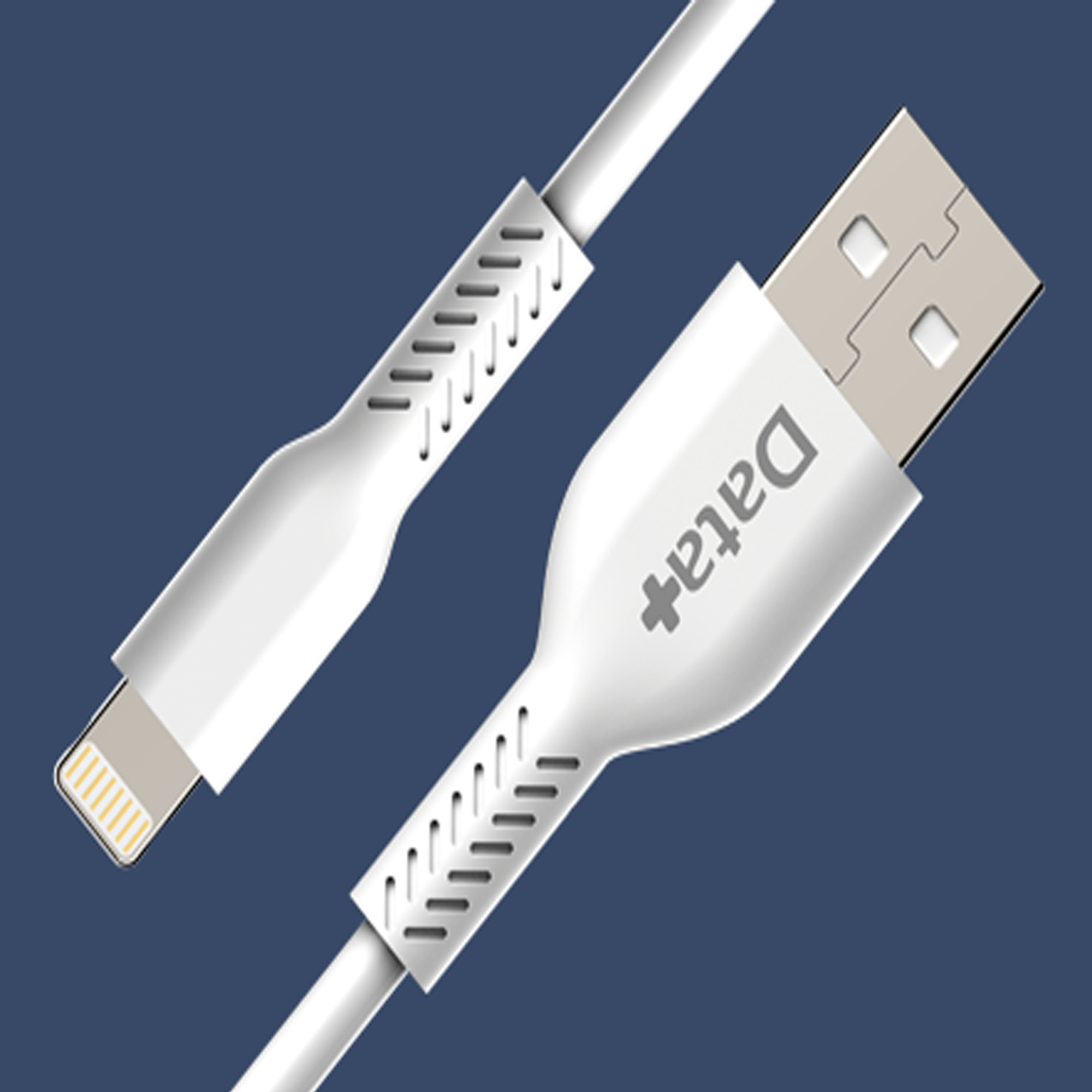 کابل تبدیل USB به لایتنینگ دیتا پلاس مدل DP02 طول 1 متر