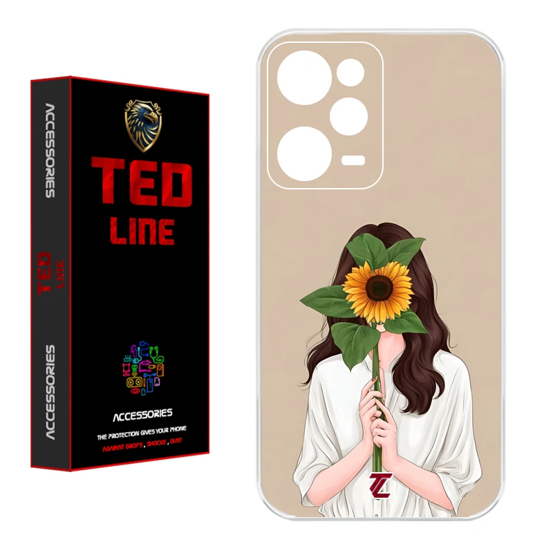 کاور تدلاین طرح دختر آفتابگردان کد 1153 مناسب برای گوشی موبایل شیائومی Redmi Note 12 Pro 5G / Poco X5 Pro