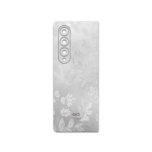 MAHOOT Silver-Wildflower Cover Sticker for Samsung Galaxy Z Fold4