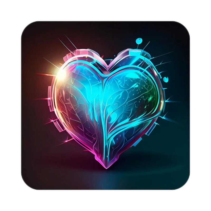 زیر لیوانی کاکتی مدل عاشقانه کد mp12985