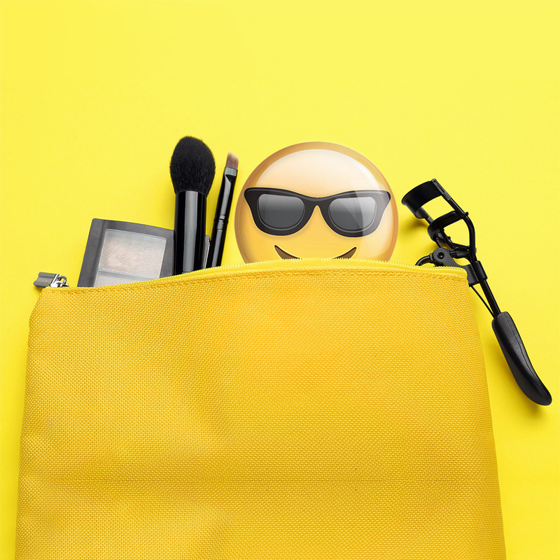آینه جیبی خندالو مدل ایموجی Emoji  کد 1308