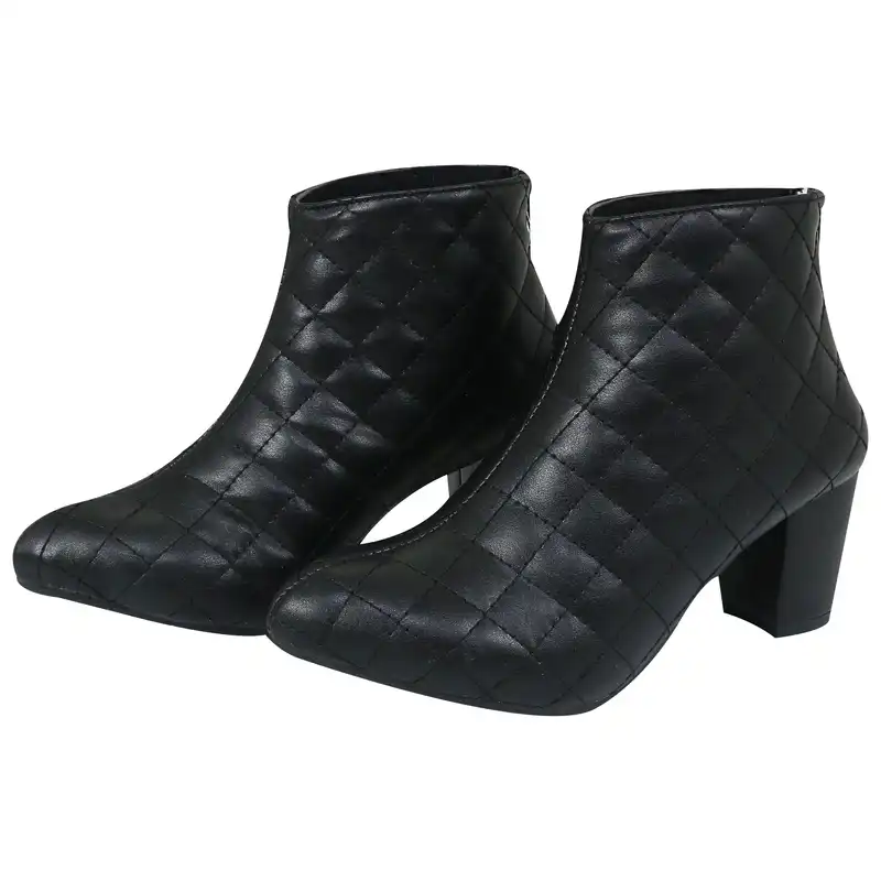 نیم بوت زنانه سیی مدل رابی کد 1711