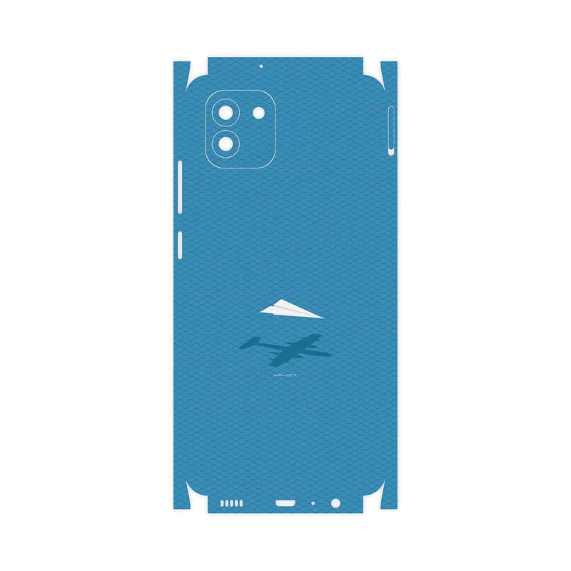 برچسب پوششی ماهوت مدل Minimal Paper Airplane-FullSkin مناسب برای گوشی موبایل سامسونگ Galaxy A03