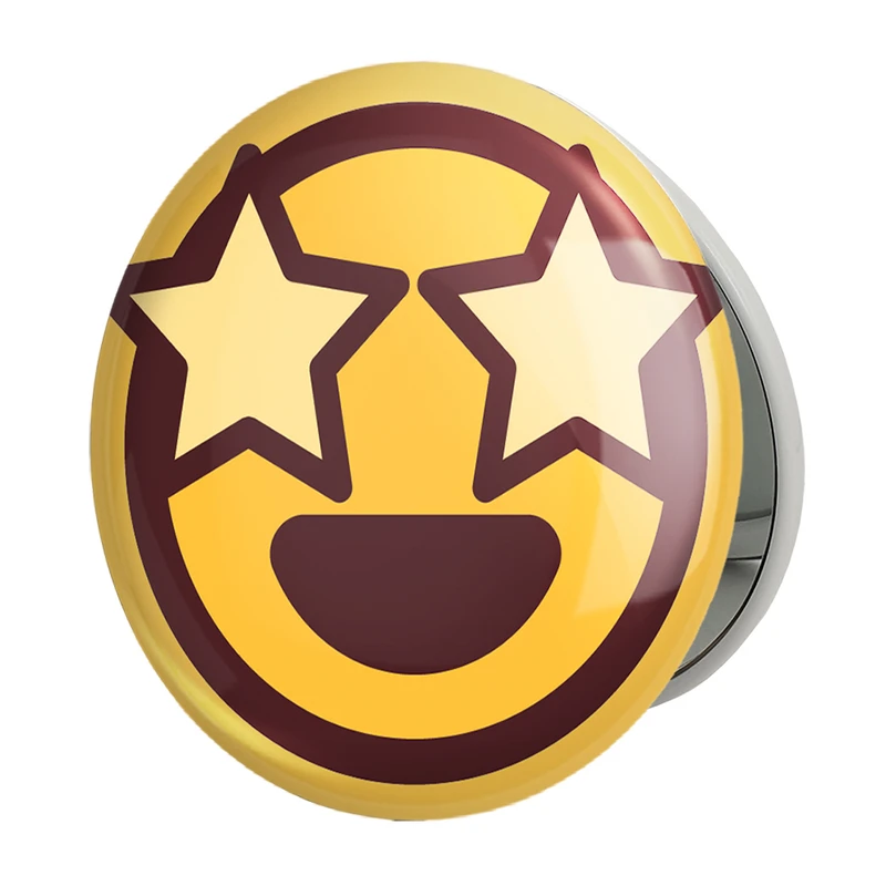 آینه جیبی خندالو طرح ایموجی Emoji مدل تاشو کد 3027 