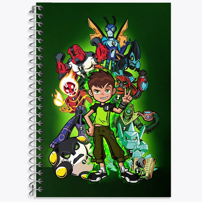 دفتر لغت 50 برگ خندالو طرح بن تن کد F2046