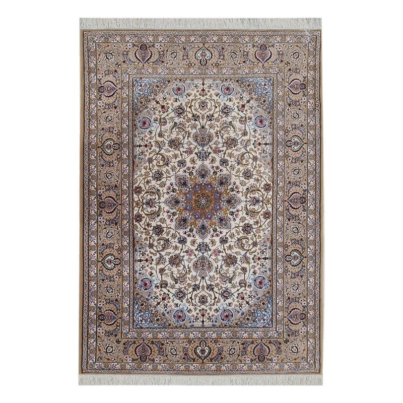 فرش دستبافت چهار متری مدل اصفهان کد 1217