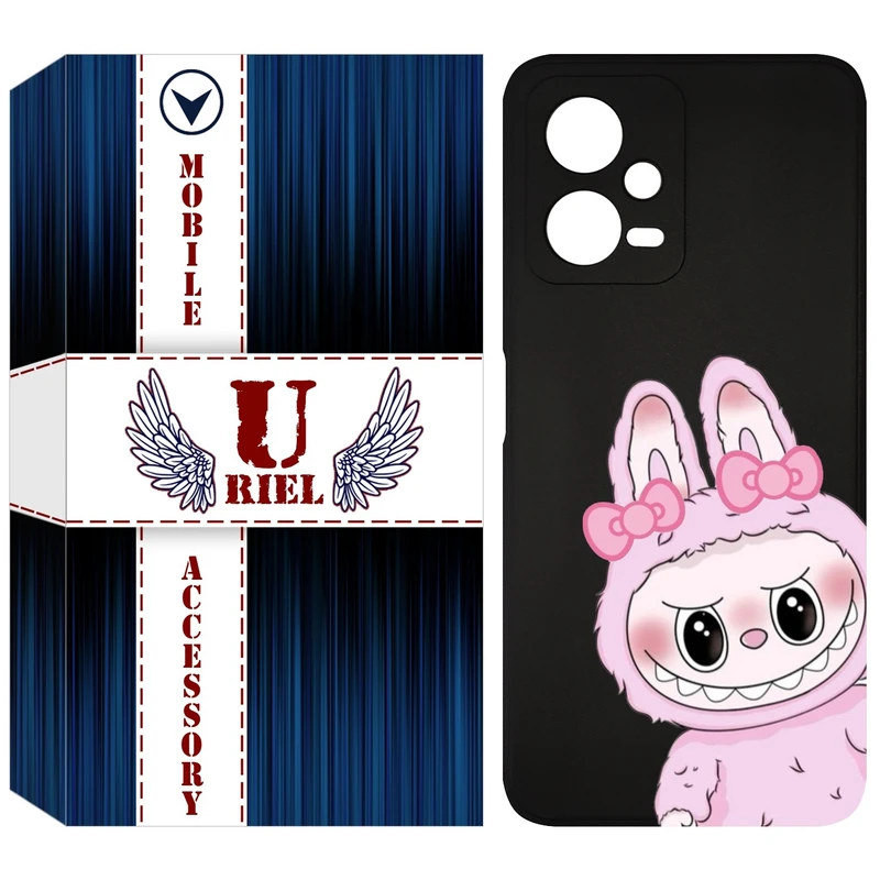 کاور یوریل مدل KSH کد 118 طرح عروسک لبوبو مناسب برای گوشی موبایل شیائومی Poco X5 / Redmi Note 12 5G