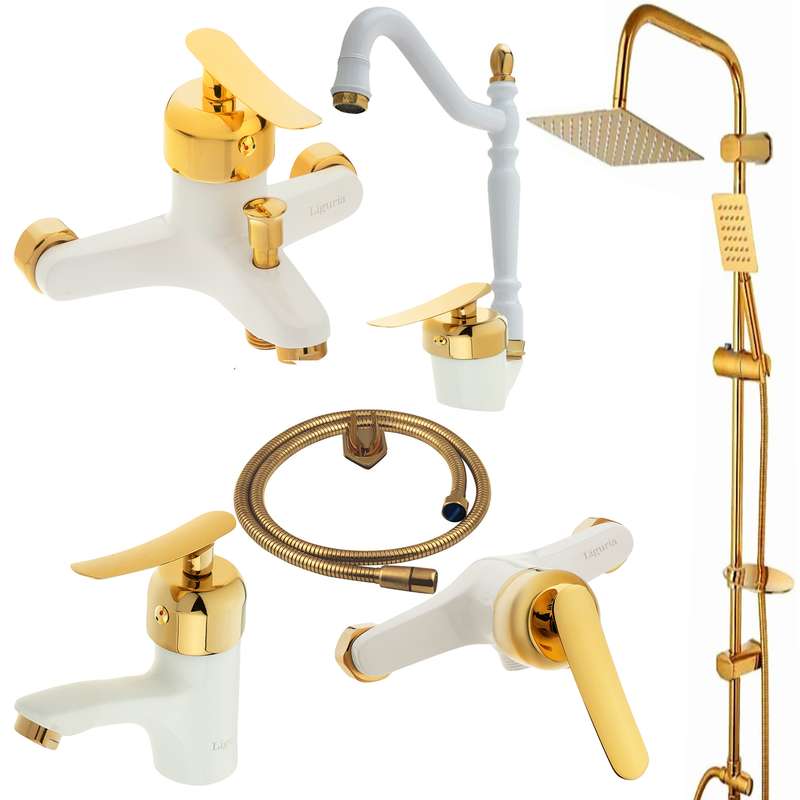 ست شیرآلات لیگوریا مدل 1205 مجموعه 6 عددی