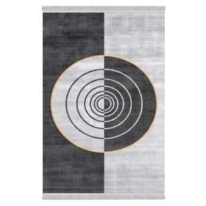 فرش پارچه‌ای دفه مدل فرشینه طرح مدرن  کد 8278