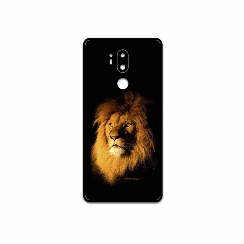 برچسب پوششی ماهوت مدل Lion مناسب برای گوشی موبایل ال جی G7 PLUS THINQ