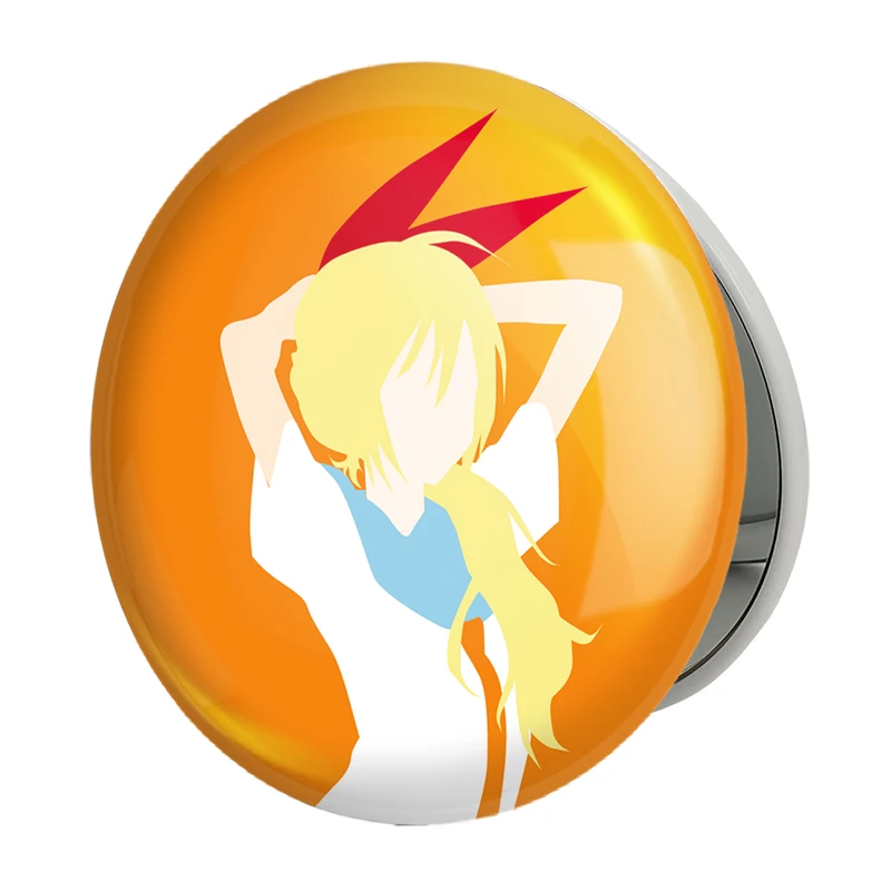 آینه جیبی خندالو طرح انیمه عشق دروغین مدل تاشو کد 17150 