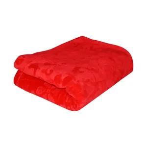 پتو گلبافت مدل فلورا کد 35096 یک نفره سایز 150x220 سانتی متر