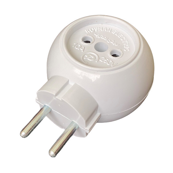 سه راهی برق روشن الکتریک مدل کپل بسته 2 عددی