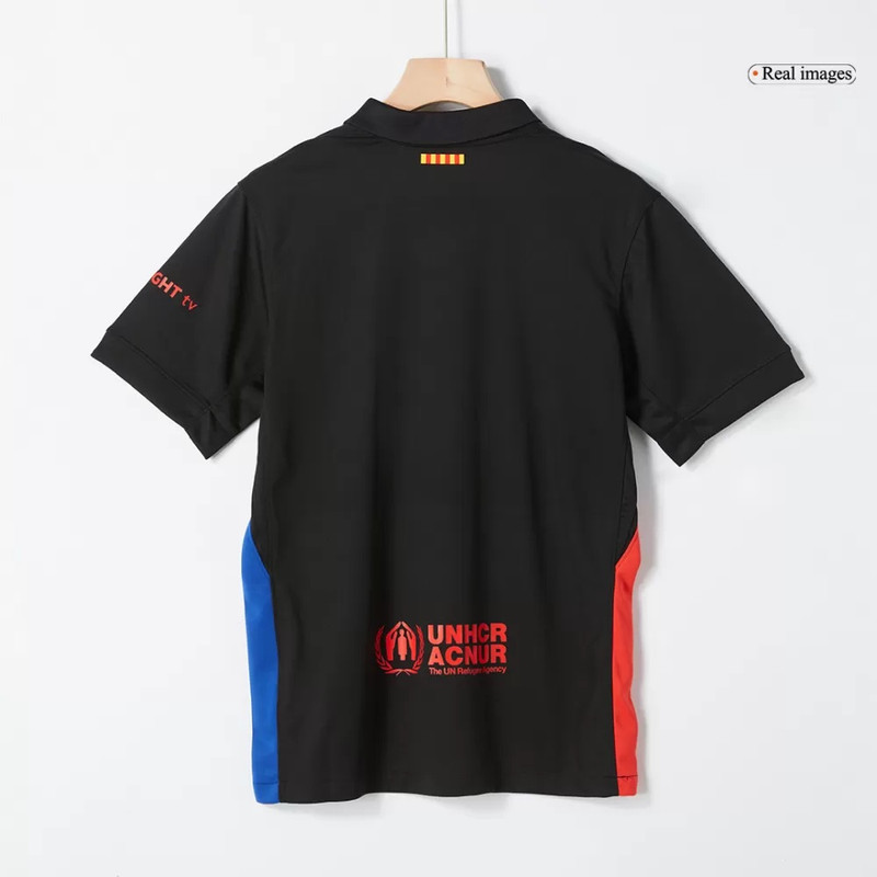 ست تی شرت و شلوارک ورزشی مردانه مدل بارسلونا Away 2025