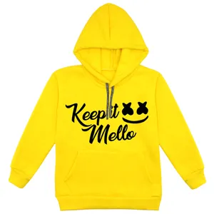 هودی پسرانه مدل F37 Keep رنگ زرد