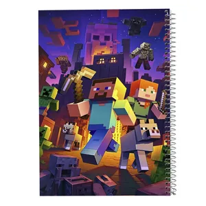 دفتر مشق 50 برگ مدوپد مدل ماینکرفت minecraft کد DF14013