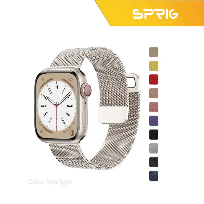 بند استیل اسپریگ مدل Milanese مناسب برای ساعت هوشمند الترا HK8 pro max