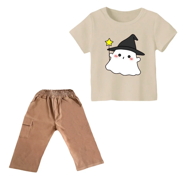 ست تی شرت و شلوارک پسرانه مدل روح