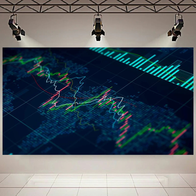 پوستر طرح تریدر مدل chart candlestick کد AR30725