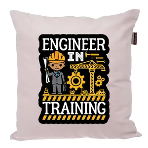 کوسن پاد آفرین مدل مهندس دانشجو مهندسی کد PK401582 سایز 40*40 سانتی متر