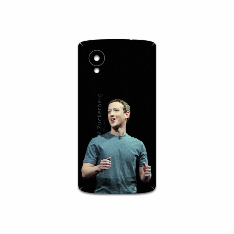 برچسب پوششی ماهوت مدل Mark Zuckerberg مناسب برای گوشی موبایل گوگل Nexus 5