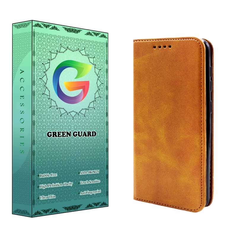کیف کلاسوری گرین گارد مدل چرمی کد Ggi5 مناسب برای گوشی موبایل شیائومی Redmi Note 10S