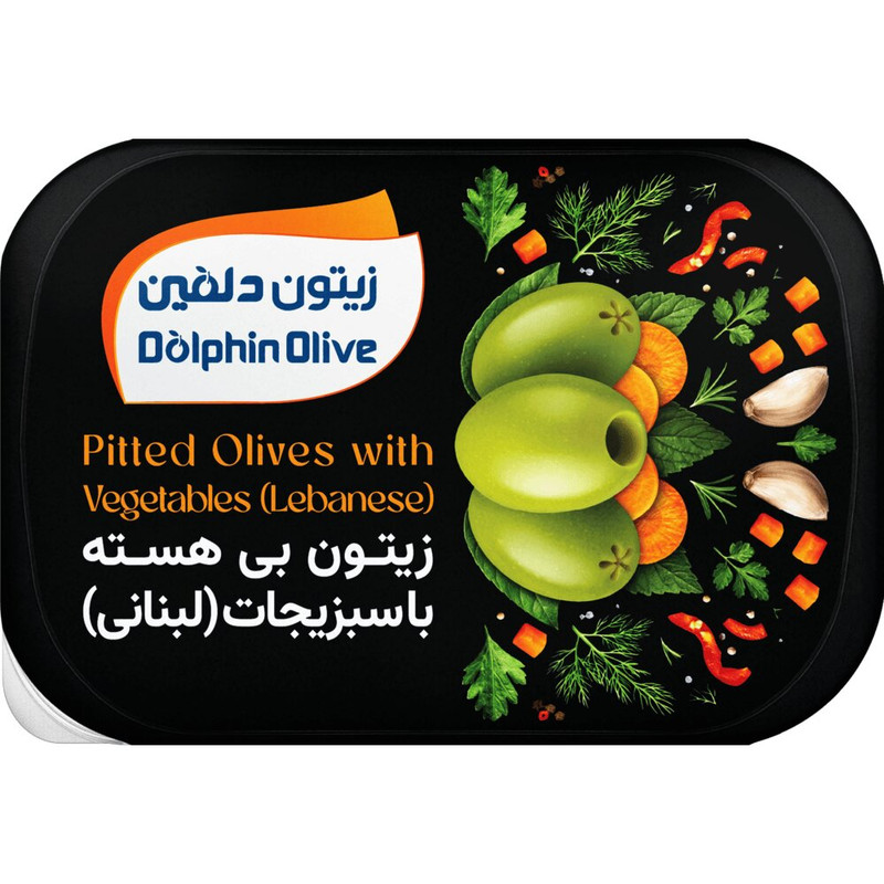 زیتون پرورده زیتون دلفین - 250 گرم
