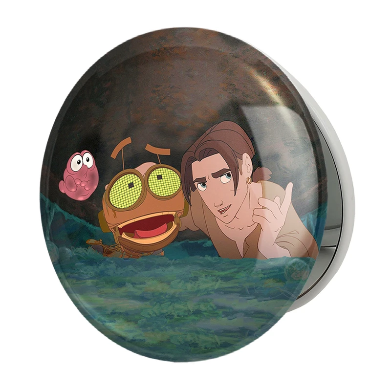 آینه جیبی خندالو طرح انیمیشن سیاره گنج Treasure Planet مدل تاشو کد 13758 