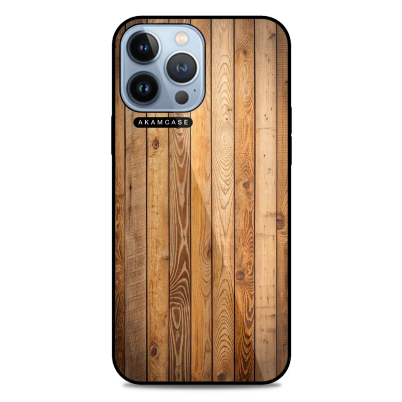 کاور آکام مدل AMC-WA13PROMAX-WOOD-21 مناسب برای گوشی موبایل اپل iPhone 13 Pro Max