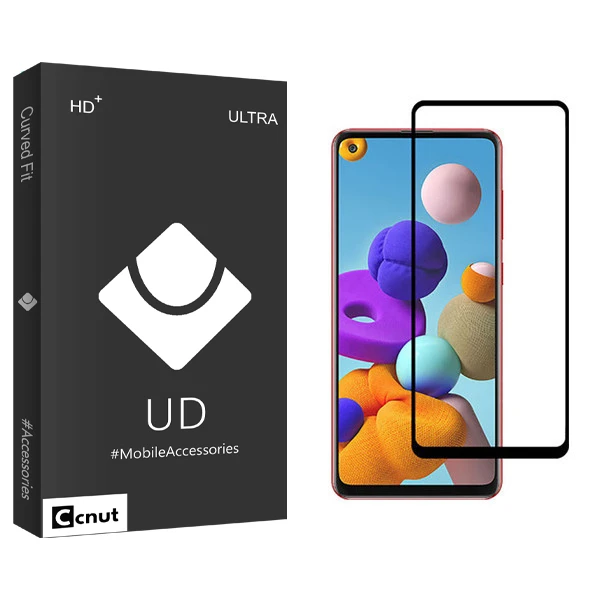 محافظ صفحه نمایش مات کوکونات مدل UD Black مناسب برای گوشی موبایل سامسونگ Galaxy A21s