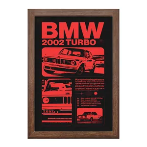 تابلو خندالو طرح بی ام دبلیو (BMW) کد F6398