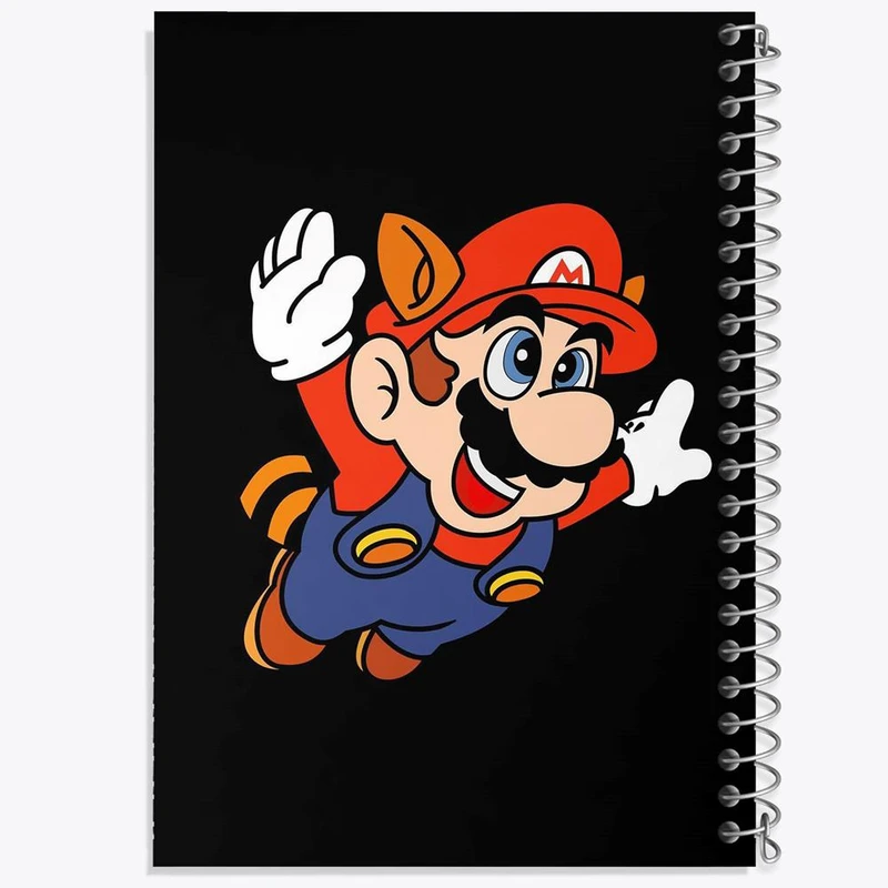 دفتر شطرنجی 50 برگ خندالو طرح سوپر ماریو کد 30444