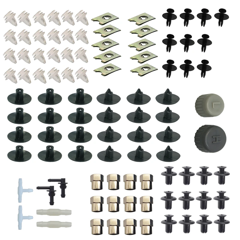 خار رودری شلگیر رابط آبپاش و عایق کاپوت خودرو بیلگین مدل R100 مناسب برای رنو ال 90 بسته 100 عددی