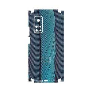 MAHOOT Turquoise feathers-FullSkin Cover Sticker for Xiaomi Mi 10T Pro 5G