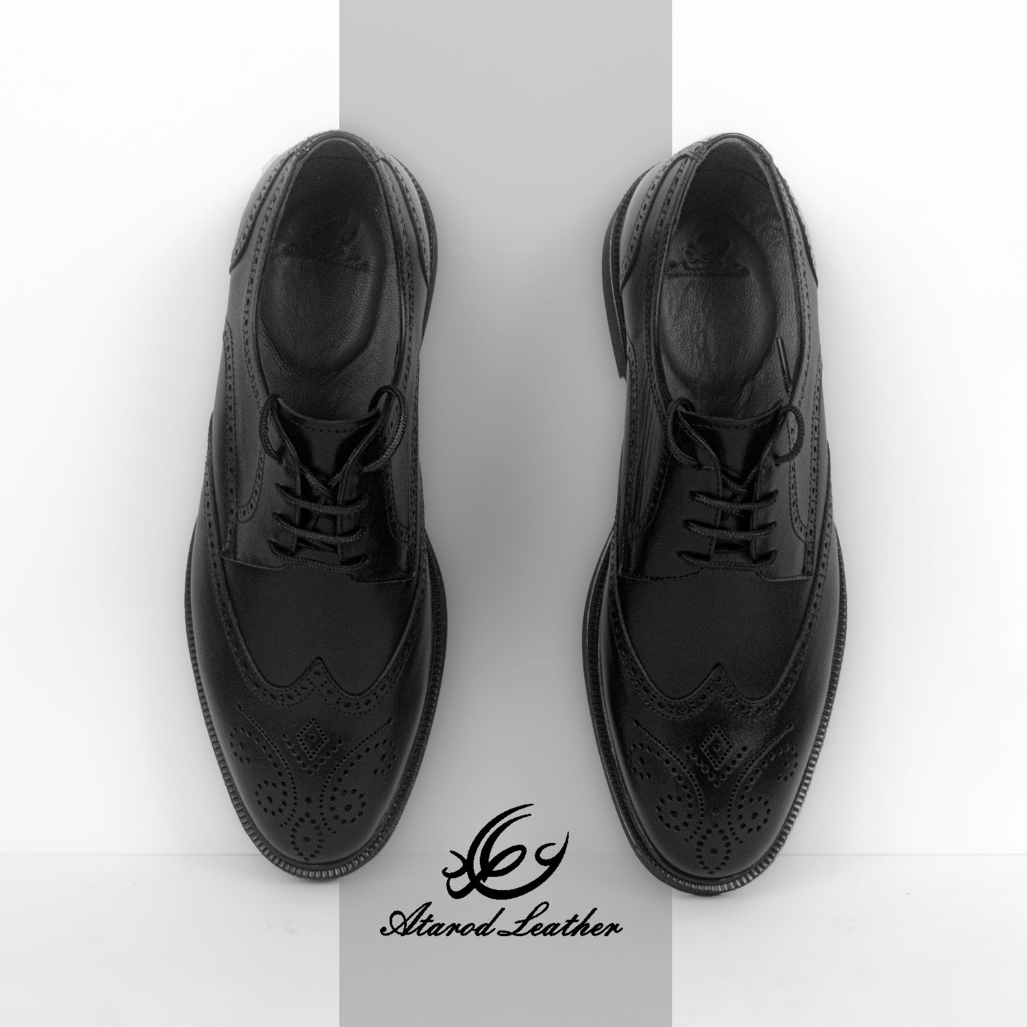 کفش مردانه چرم عطارد مدل SH10 -  - 2