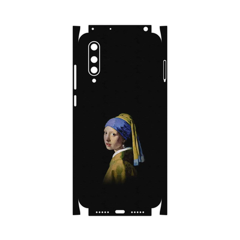 برچسب پوششی ماهوت مدل Girl with a Pearl Earring of Vermeer-FullSkin مناسب برای گوشی موبایل شیائومی MI 9 Lite