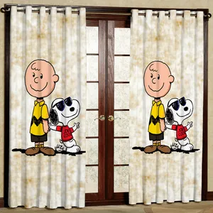 پرده مدل کارتونی هازان پانچی کد 4086 سایز 140x200 سانتی متر