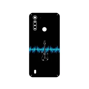 MAHOOT Electric Guitar Cover Sticker for Motorola Moto G8 Power Lite