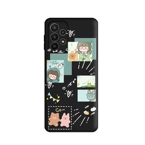 کاور طرح   دختر دایناسورکد FF096 مناسب برای گوشی موبایل سامسونگ Galaxy A73
