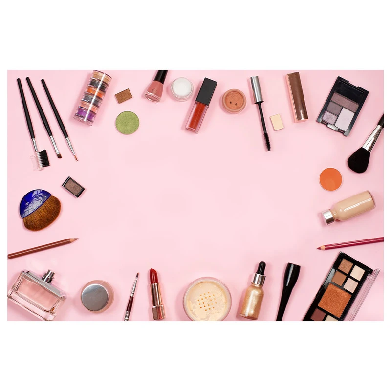 فرش پارچه‌ای مدل فرشینه طرح ست میکاپ کد AR3060719