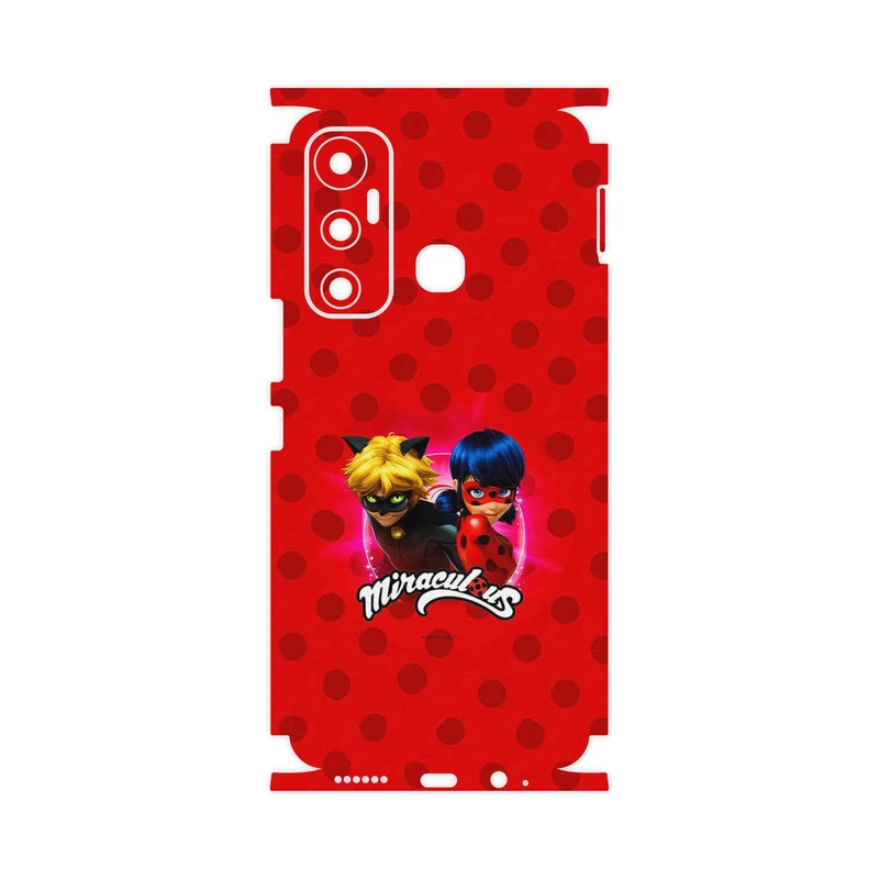 برچسب پوششی ماهوت مدل Ladybug and Cat Noir-FullSkin مناسب برای گوشی موبایل اینفینیکس Hot 11