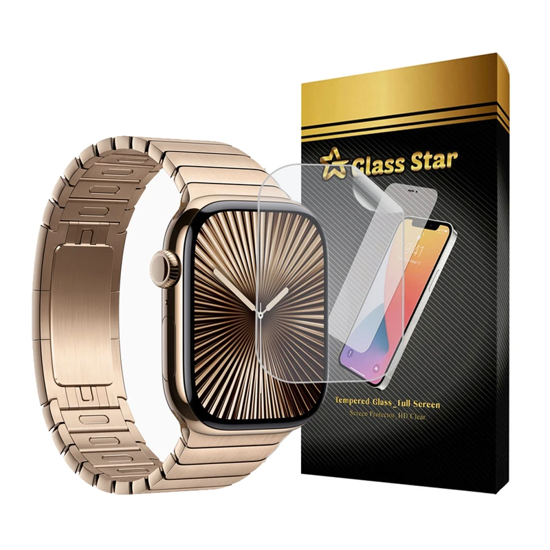 محافظ صفحه نمایش نانو گلس استار مدل MTBWS مناسب برای اپل واچ series 10 46 mm