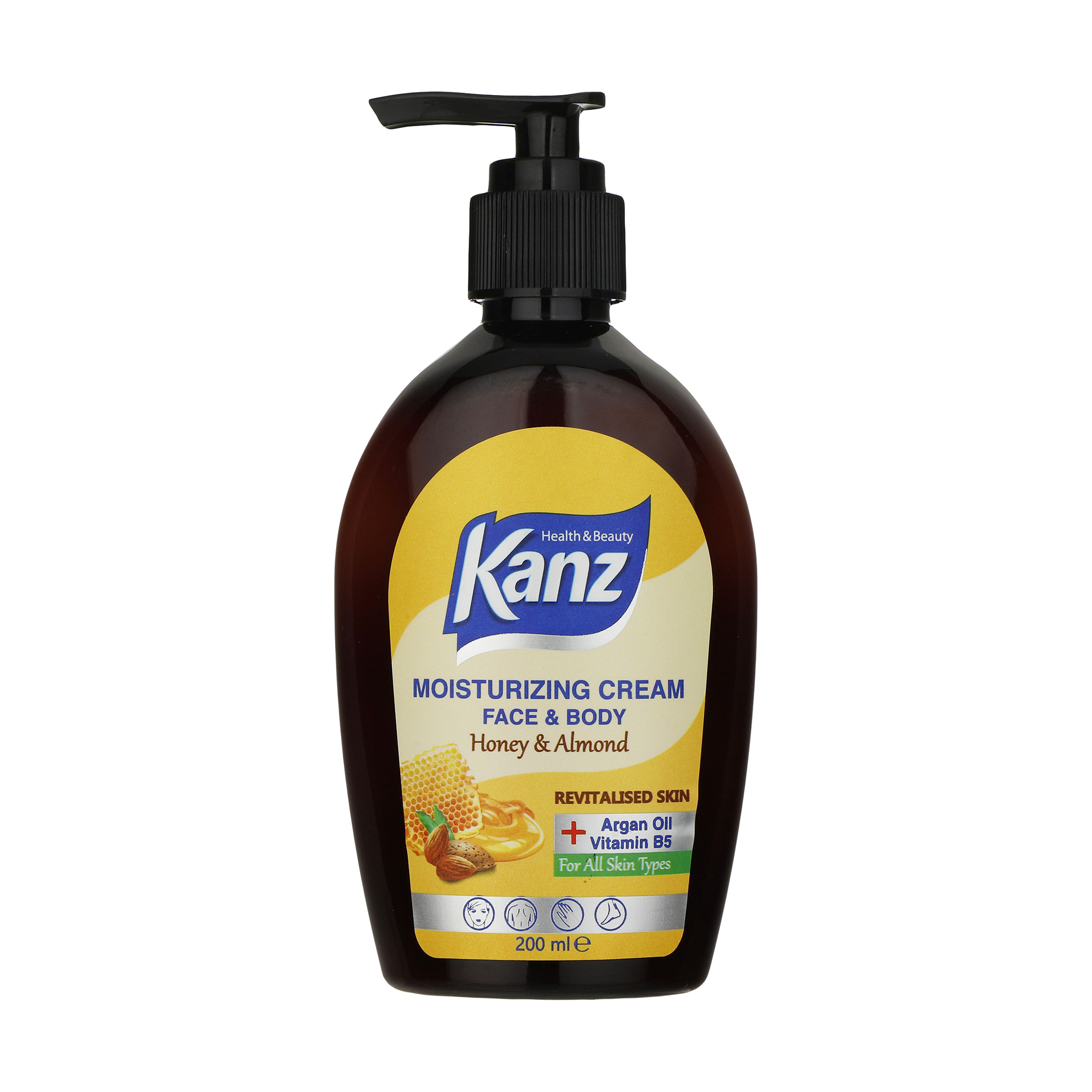 کرم مرطوب کننده کنز مدل Honey and Almond حجم 200 میلی لیتر کرم مرطوب کننده کنز مدل Honey and Almond حجم 200 میلی لیتر