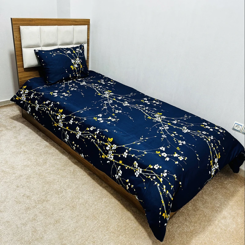 سرویس روتختی ناتوسا مدل شکوفه کد 90 یک نفره سه تکه