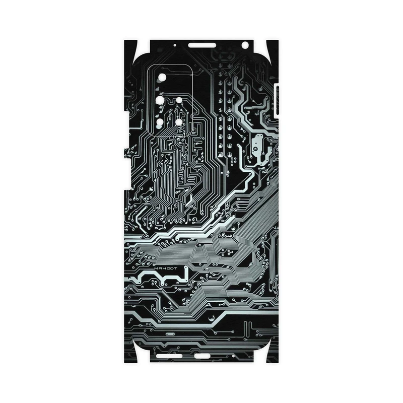 برچسب پوششی ماهوت مدل Black-Printed-Circuit-Board-FullSkin مناسب برای گوشی موبایل شیائومی Redmi 10 Prime
