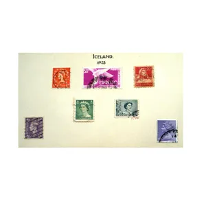 تمبر یادگاری مدل مشاهیر ایسلند کد DS1956 مجموعه 7 عددی