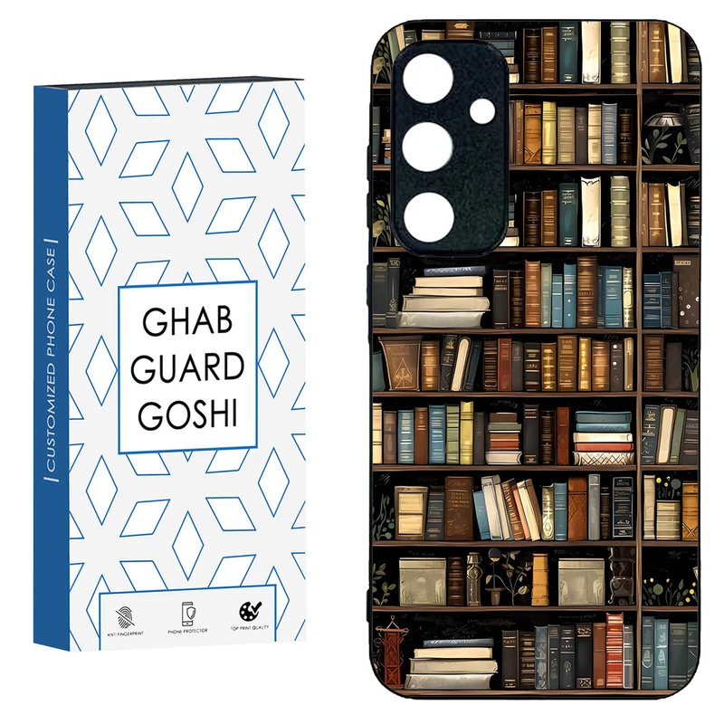 کاور قاب گارد گوشی طرح کتابخونه کد FB-685 مناسب برای گوشی موبایل سامسونگ GALAXY A35